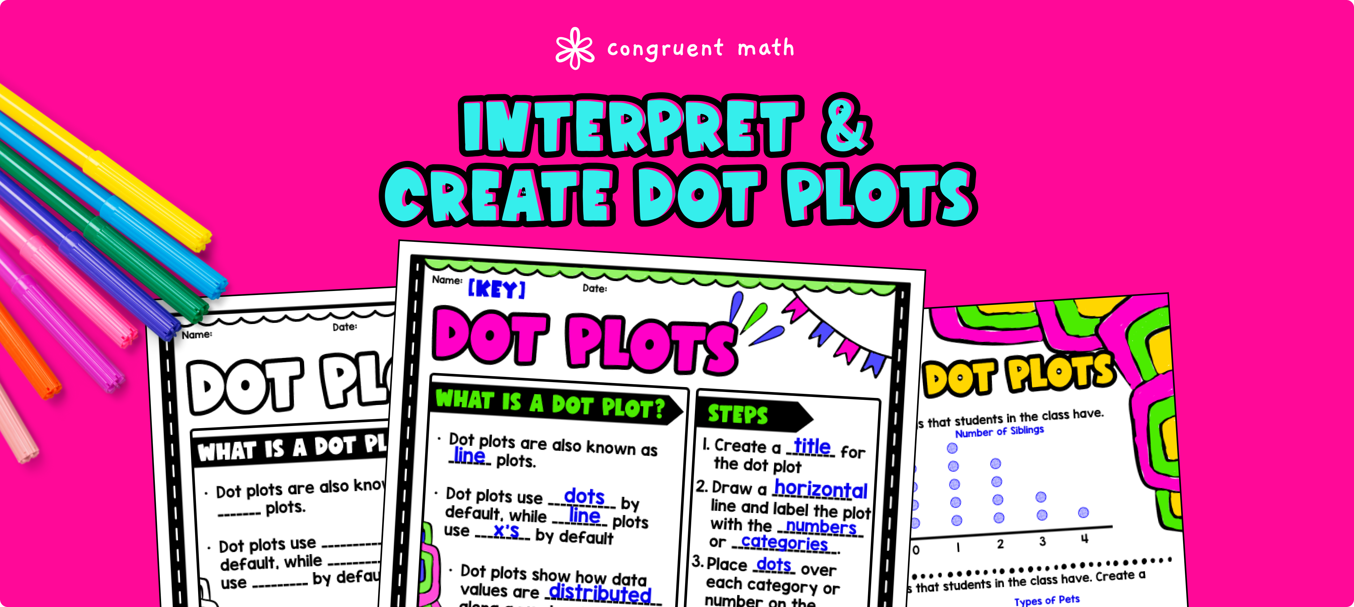 Constructing and Interpreting Dot Plots Lesson Plan