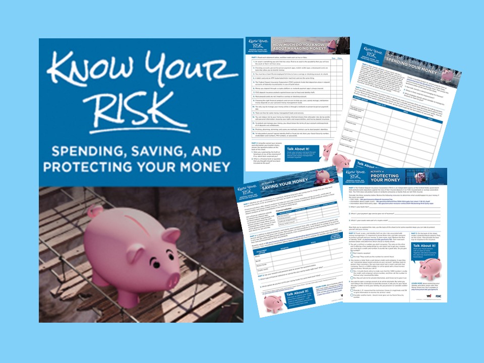 Know Your Risk: Spending, Saving, and Protecting Your Money – presented by FDIC