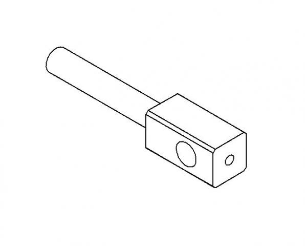 Indicator Mount Shank Machining Blueprint