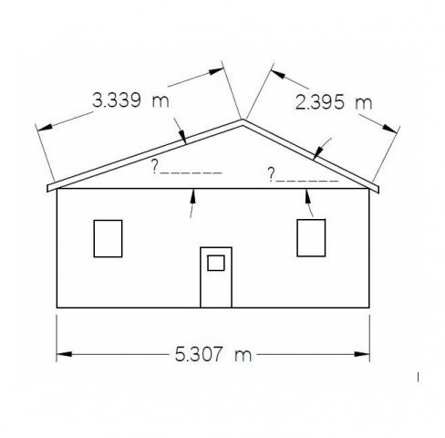 Oblique Triangle Formula, Law of Cosine, Homework Assignments Roofs etc